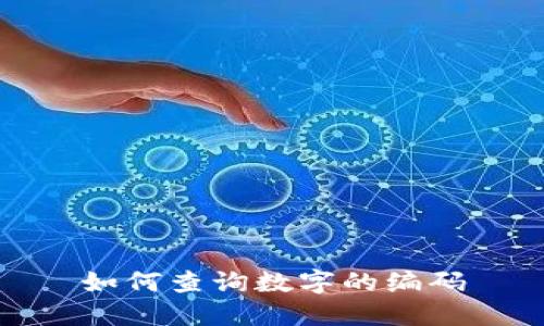 如何查询数字的编码